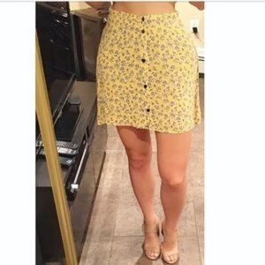 Floral Mini Skirt
